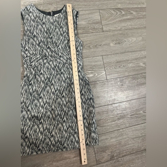 WHIT lib Sheath Dress Cocktail Black White Size 2 Sleeveless Career - Picture 8 of 14